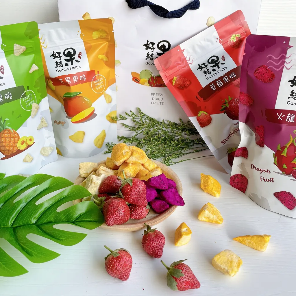 Goodie Fruitie premium freeze-dried fruit products